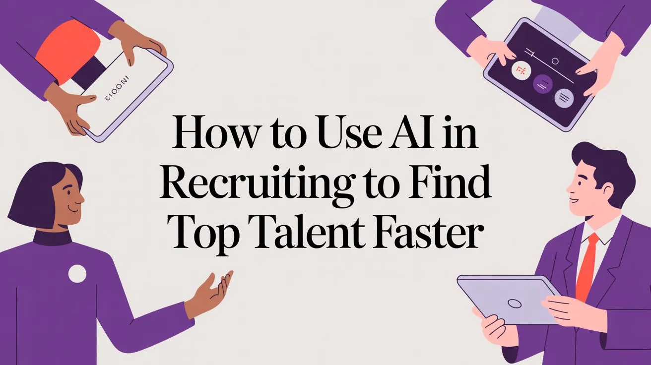 How to Use AI in Recruiting in 2026 guide illustration