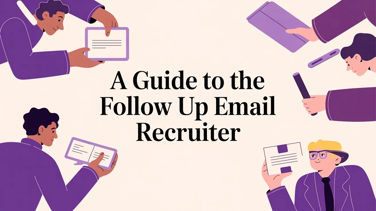 How to Write a Follow Up Email to a Recruiter in 2026 concept