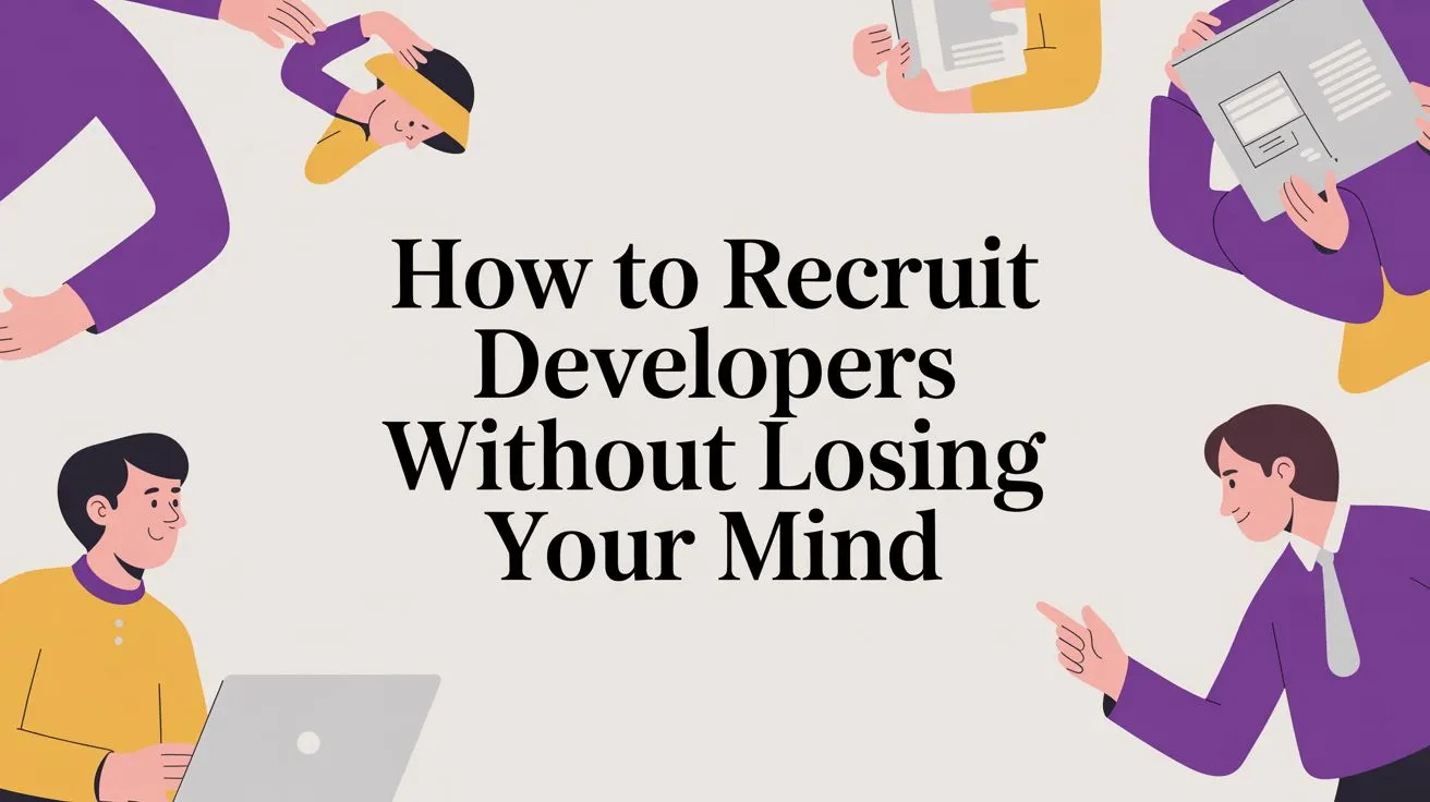 How to Recruit Developers in 2026 guide illustration