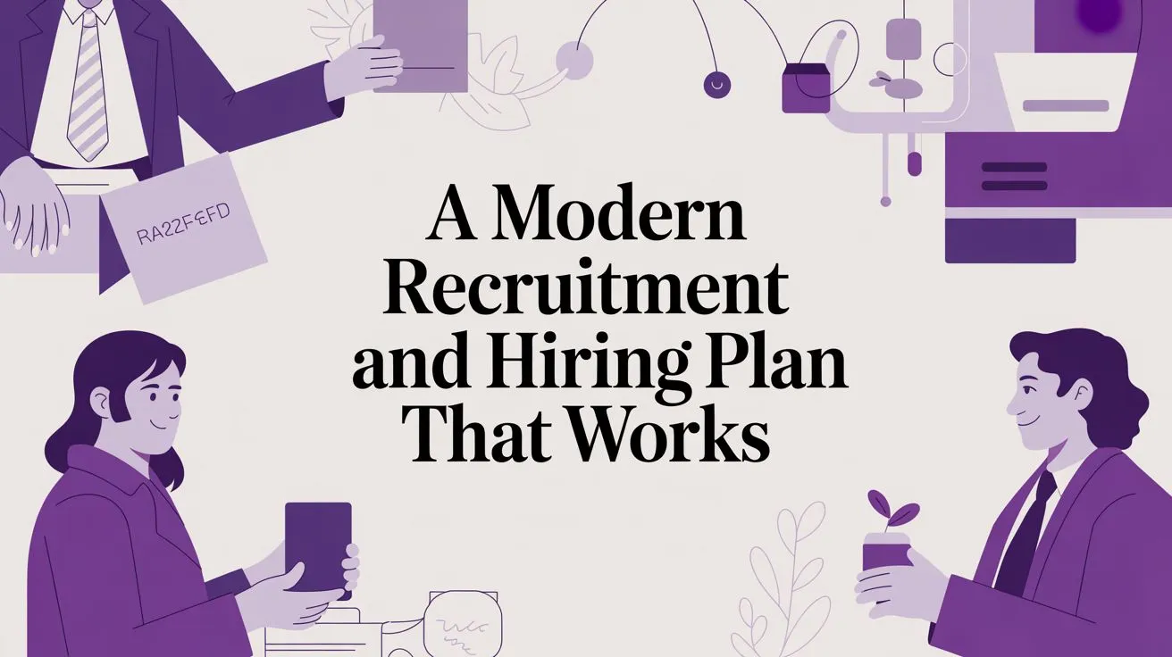 How to Build a Recruitment and Hiring Plan (2026 guide illustration