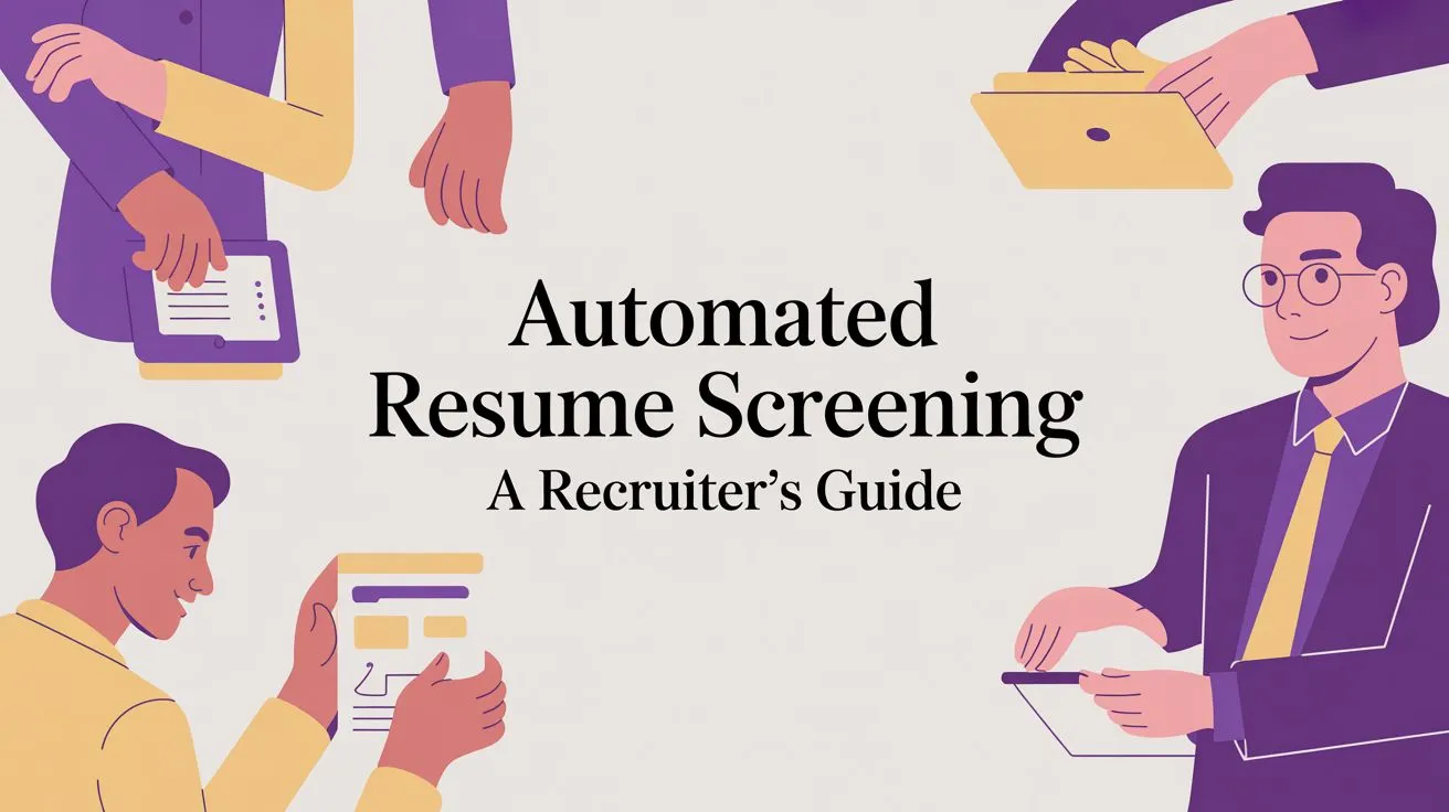 Automated Resume Screening guide illustration