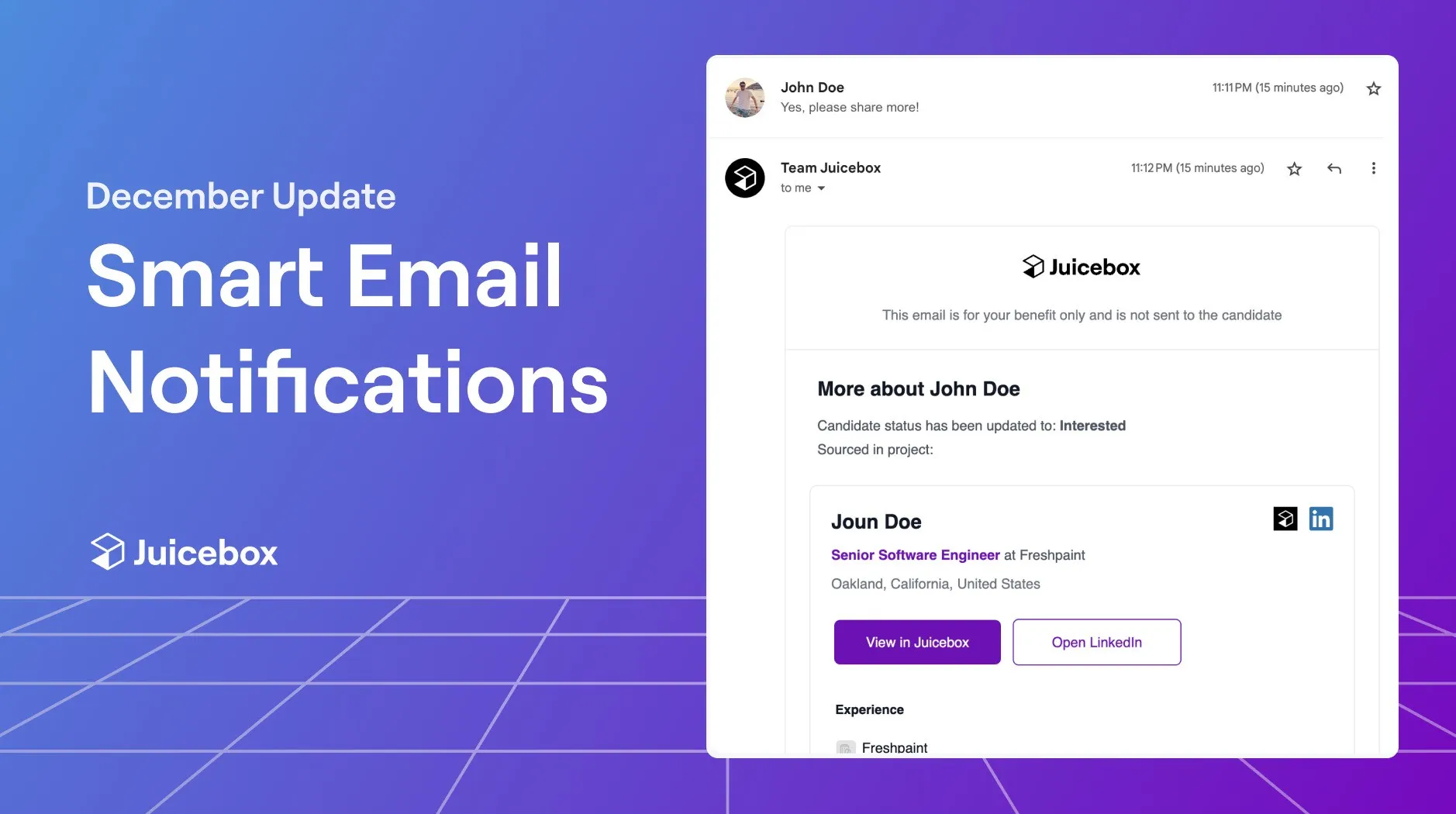 Email Notifications & Power Filters | Juicebox
