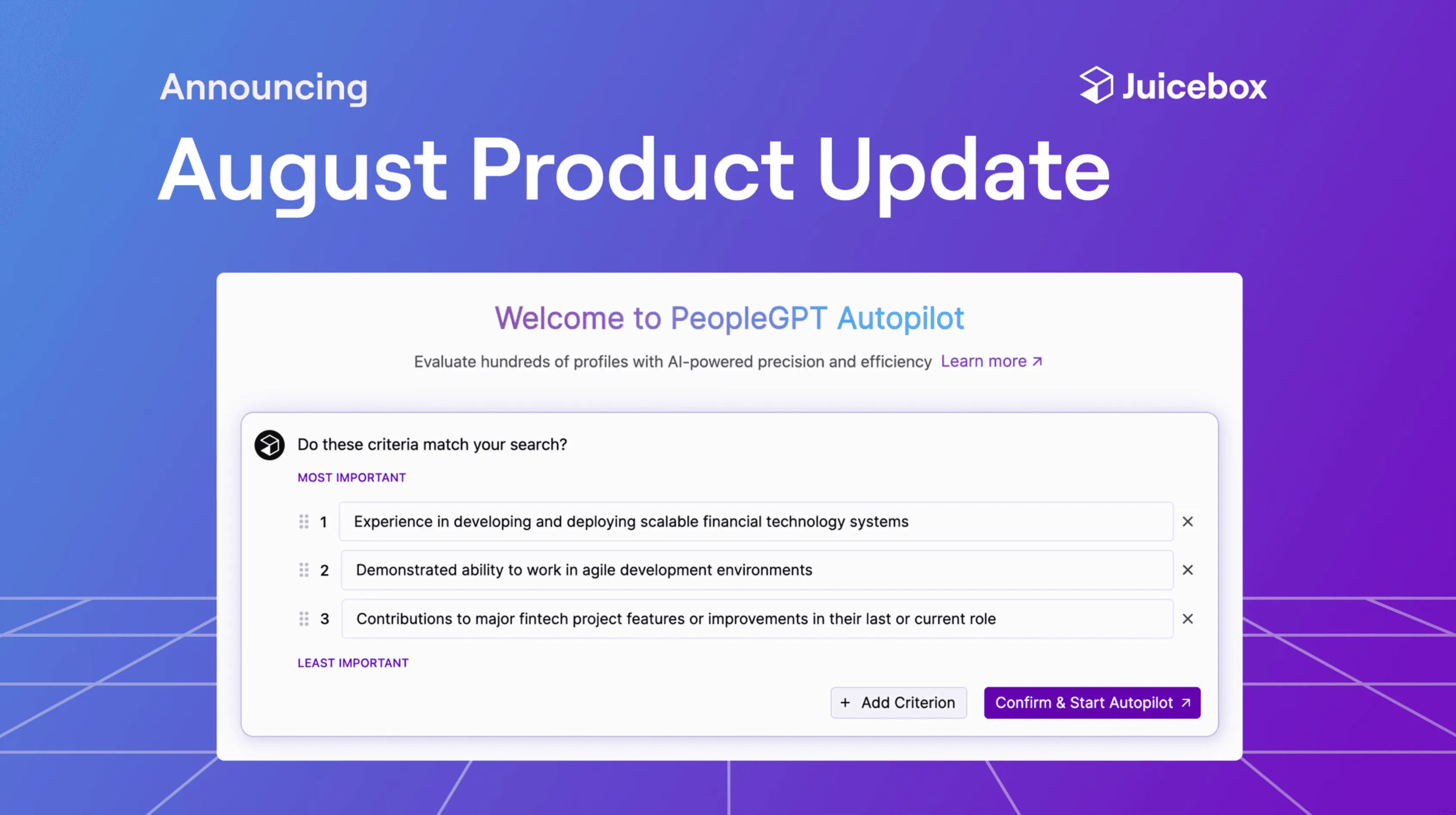 Autopilot, Bulk Actions & Email Waterfall | Update