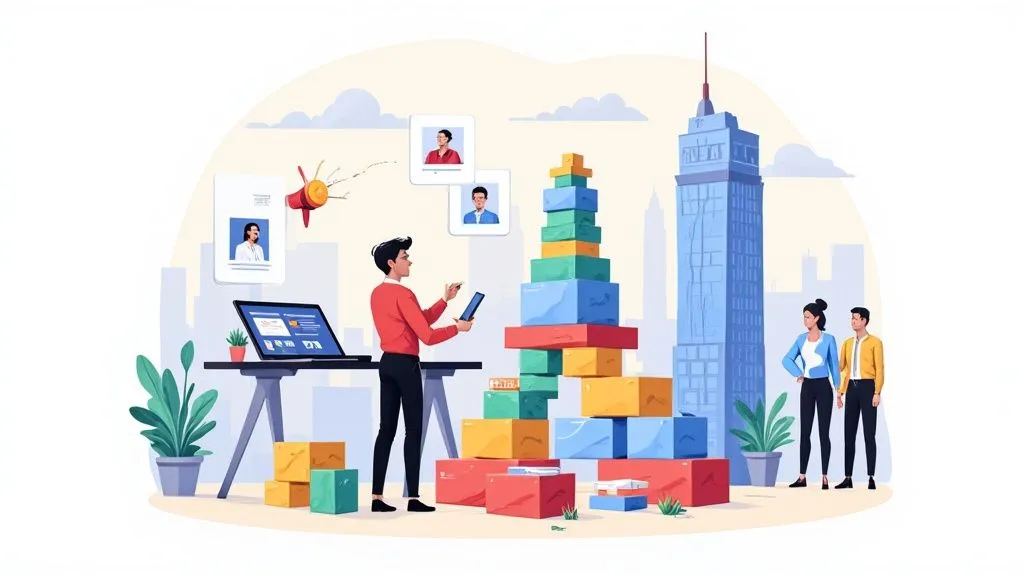 How to Start a Staffing Agency: Your Blueprint for Success concept