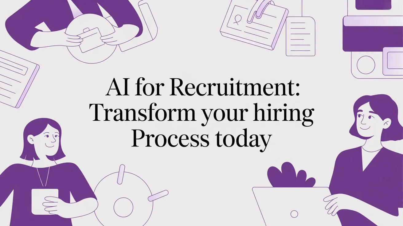 AI for Recruitment guide illustration