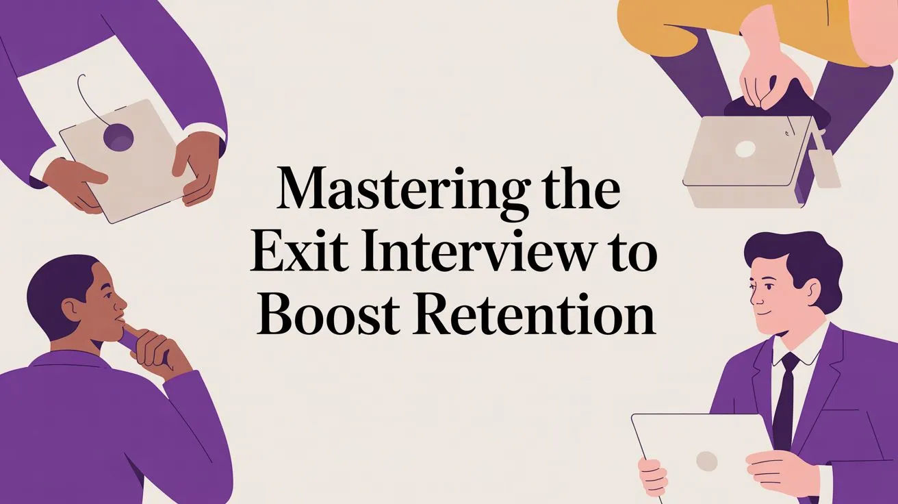 Exit Interview guide illustration