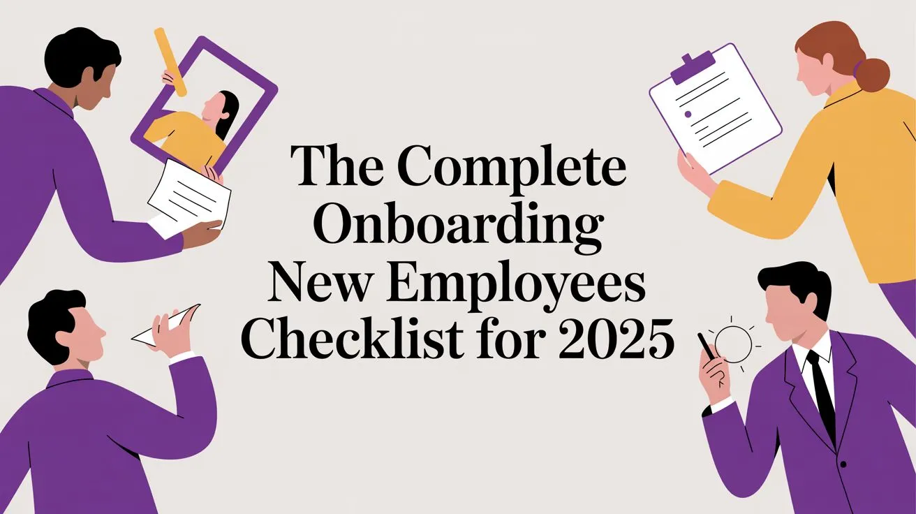 The Complete Onboarding New Employees Checklist for 2025