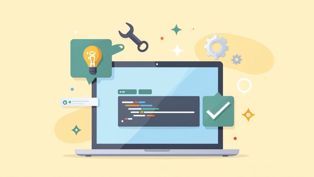 Technical Skills Assessment Feedback Template showing an example of interview feedback for a software engineer role.