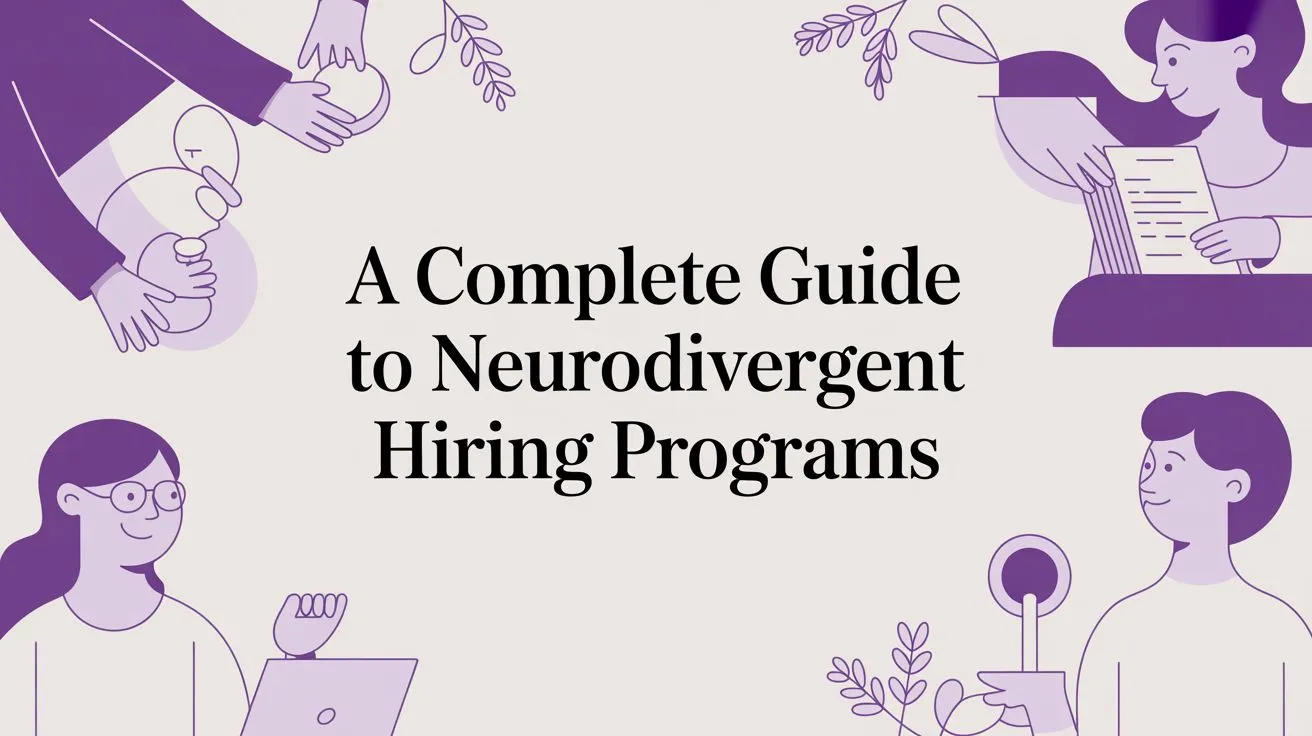 The Complete Guide to Neurodivergent Hiring Programs for 2026