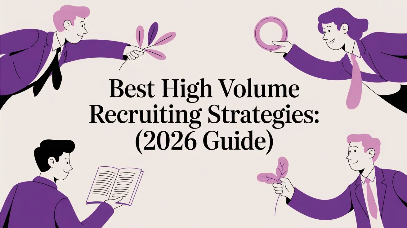 Best High Volume Recruiting Strategies (2026 Guide)