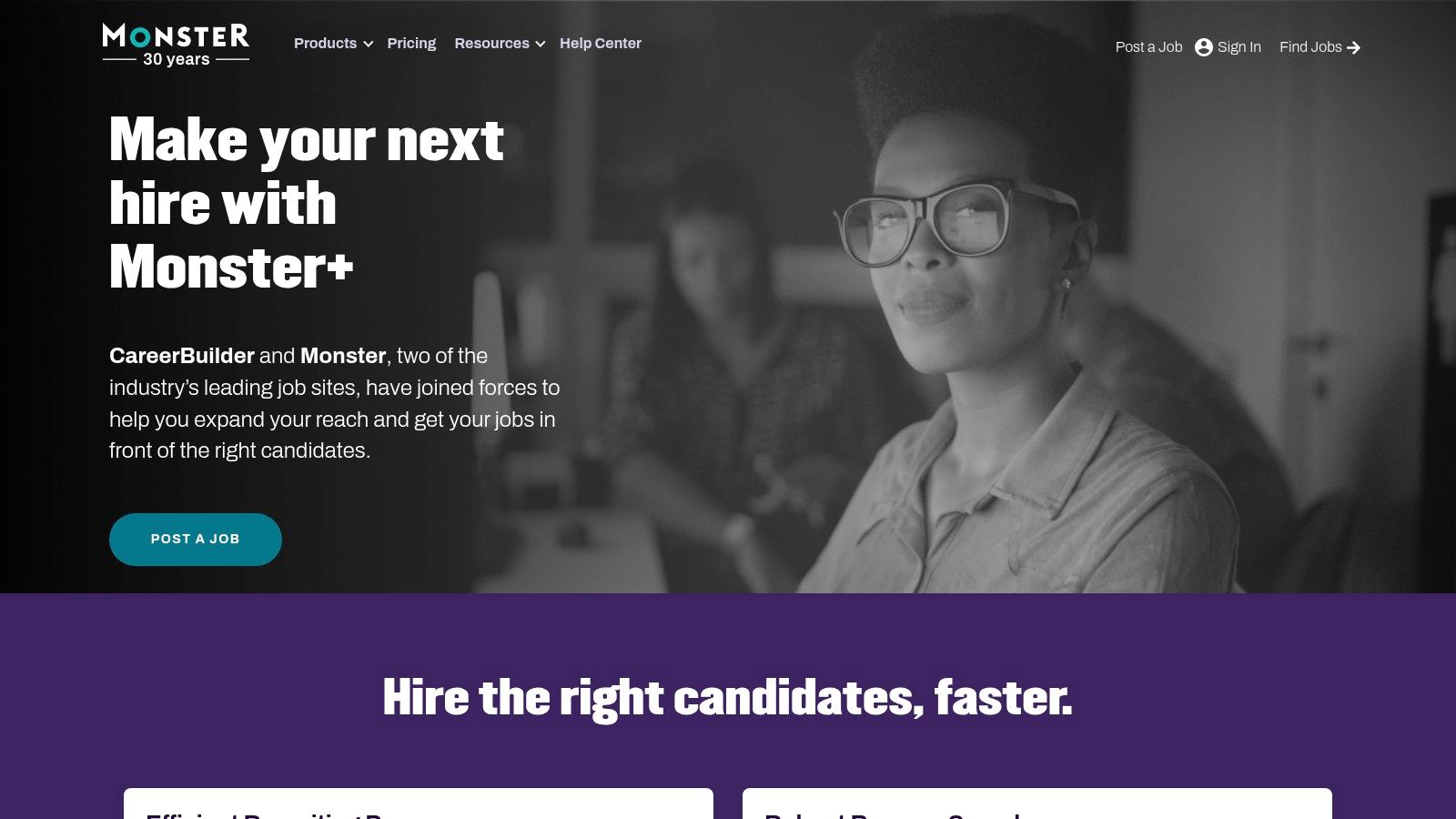 sites like linkedin hiring solution