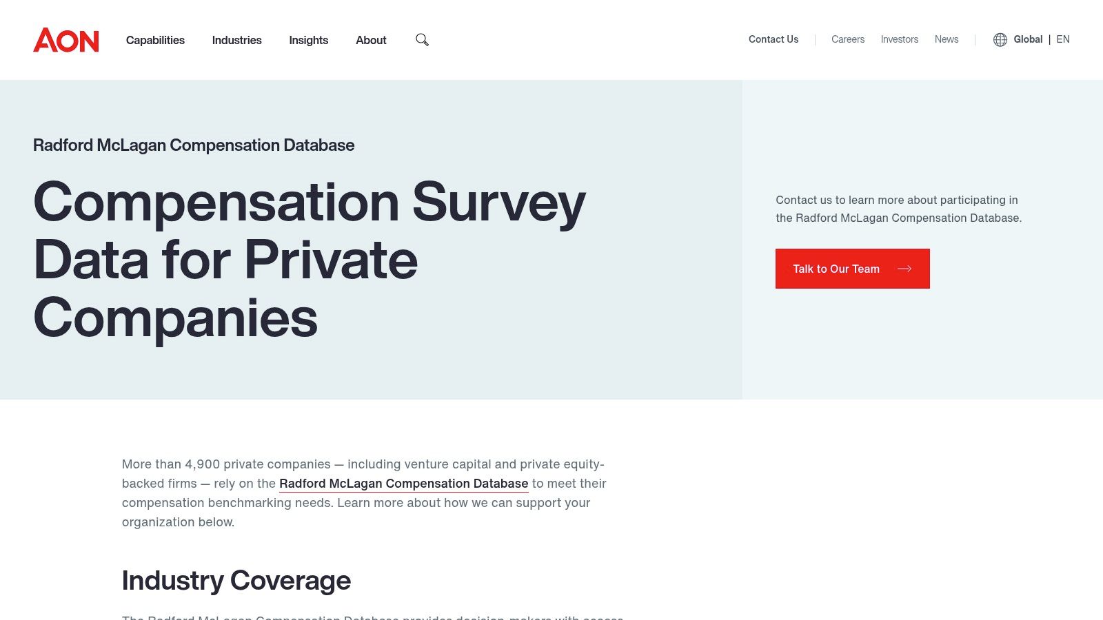 salary benchmarking tools compensation data