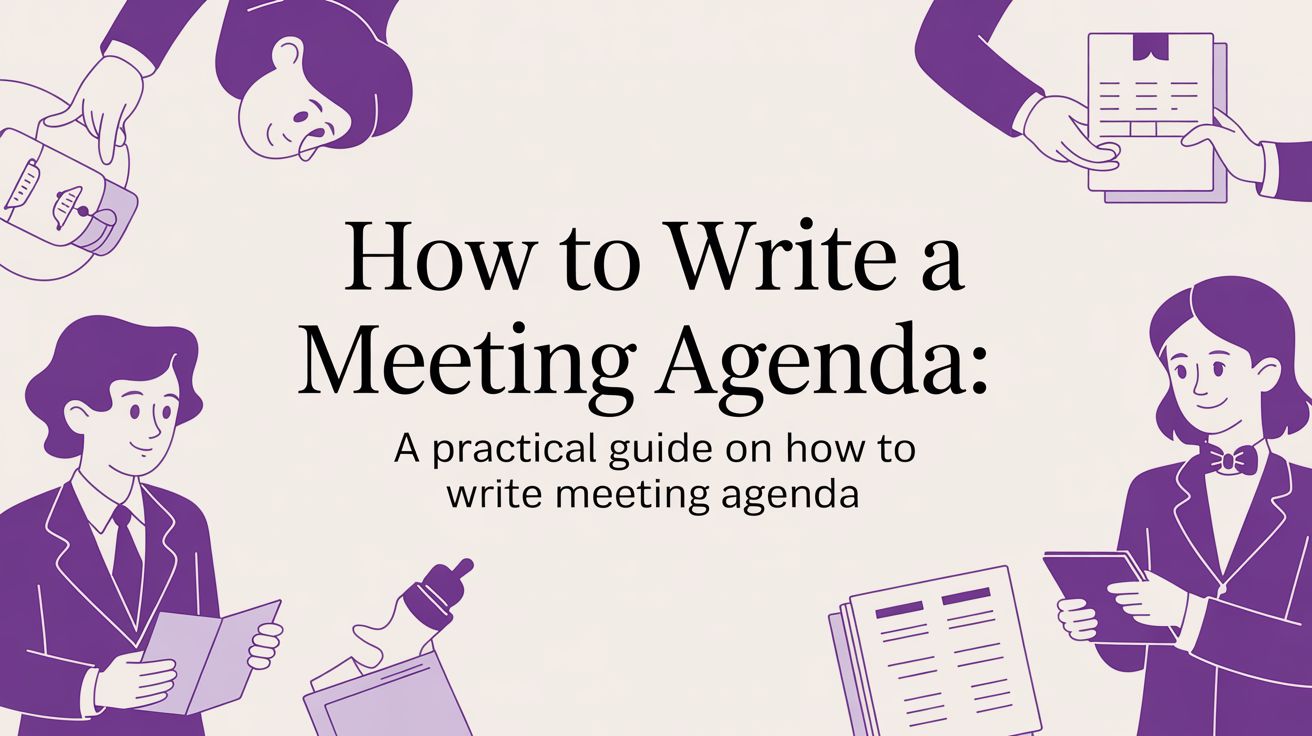 Best Guide to Writing a Meeting Agenda That Works in 2026