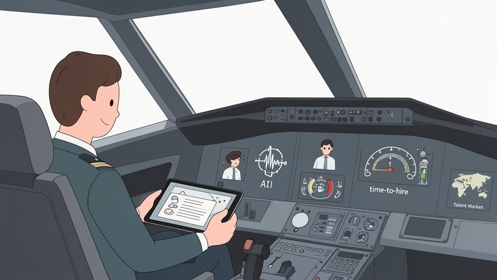 training for recruiter dashboard with key metrics