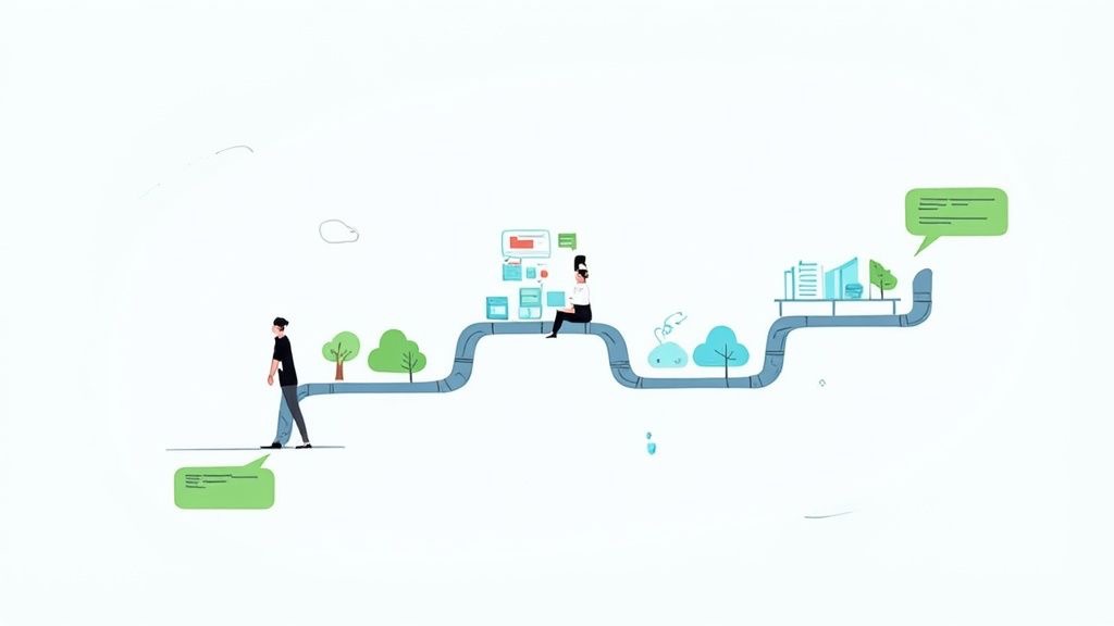 A recruiter analyzing charts and graphs on a digital dashboard, illustrating data-driven pipeline optimization for sourcing candidates.
