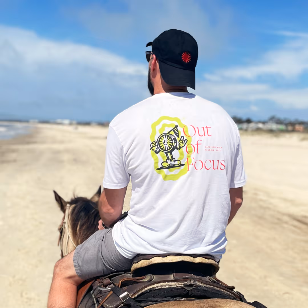 A man riding a horse