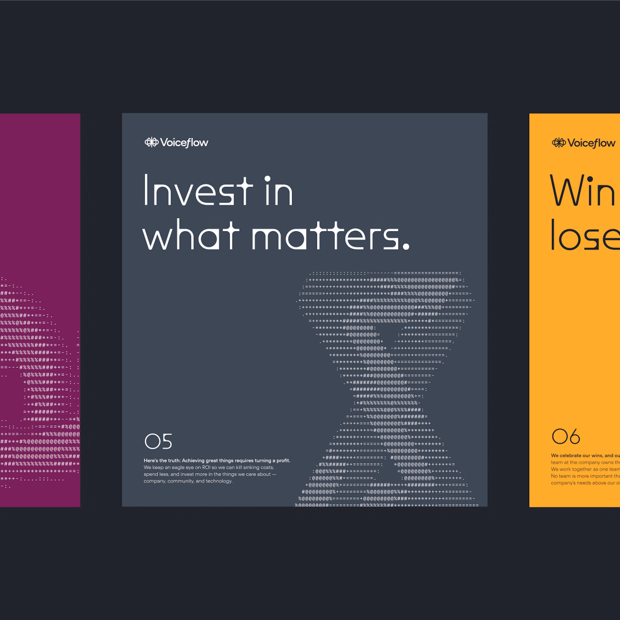 invest in what matters