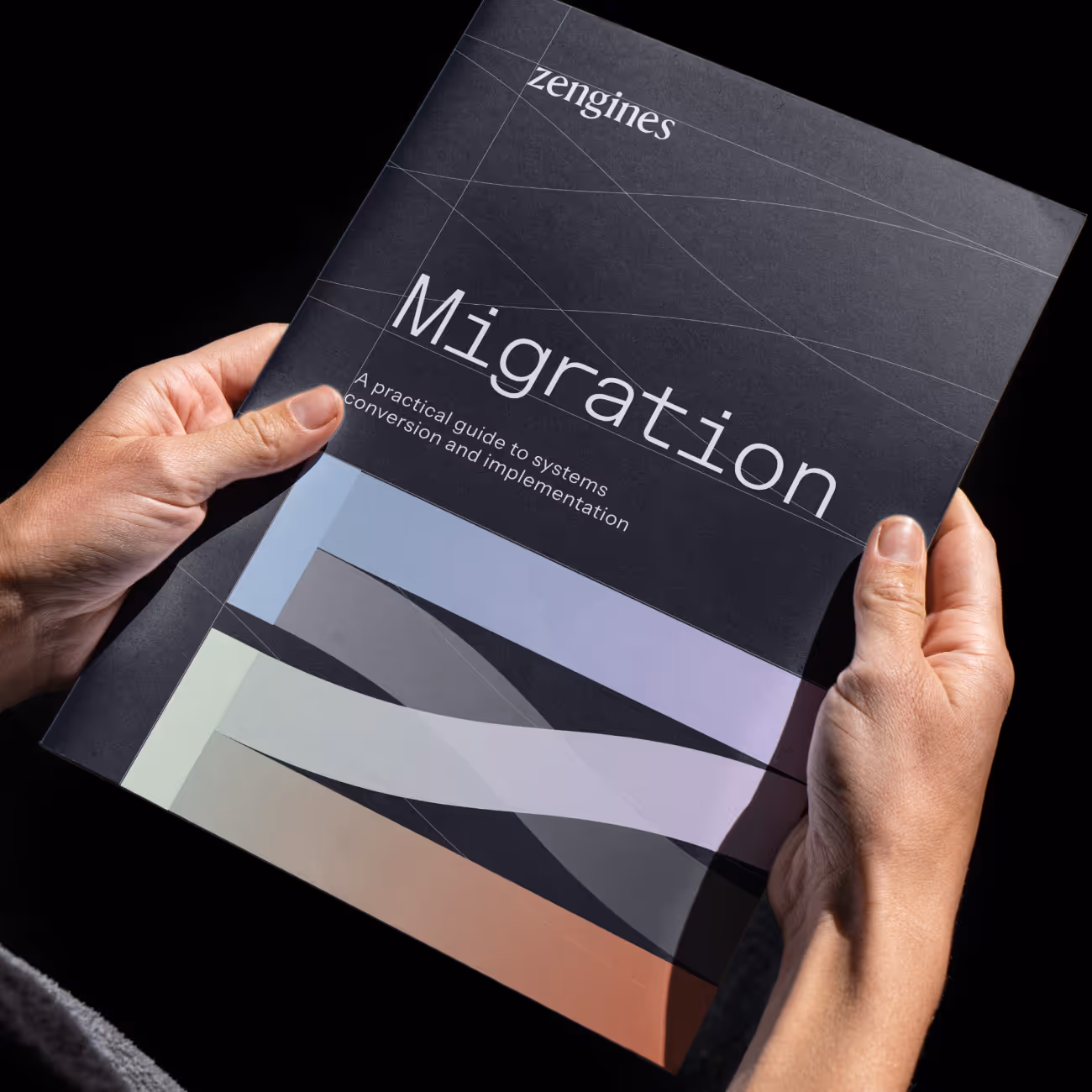 Mockup of a printed Zengines report