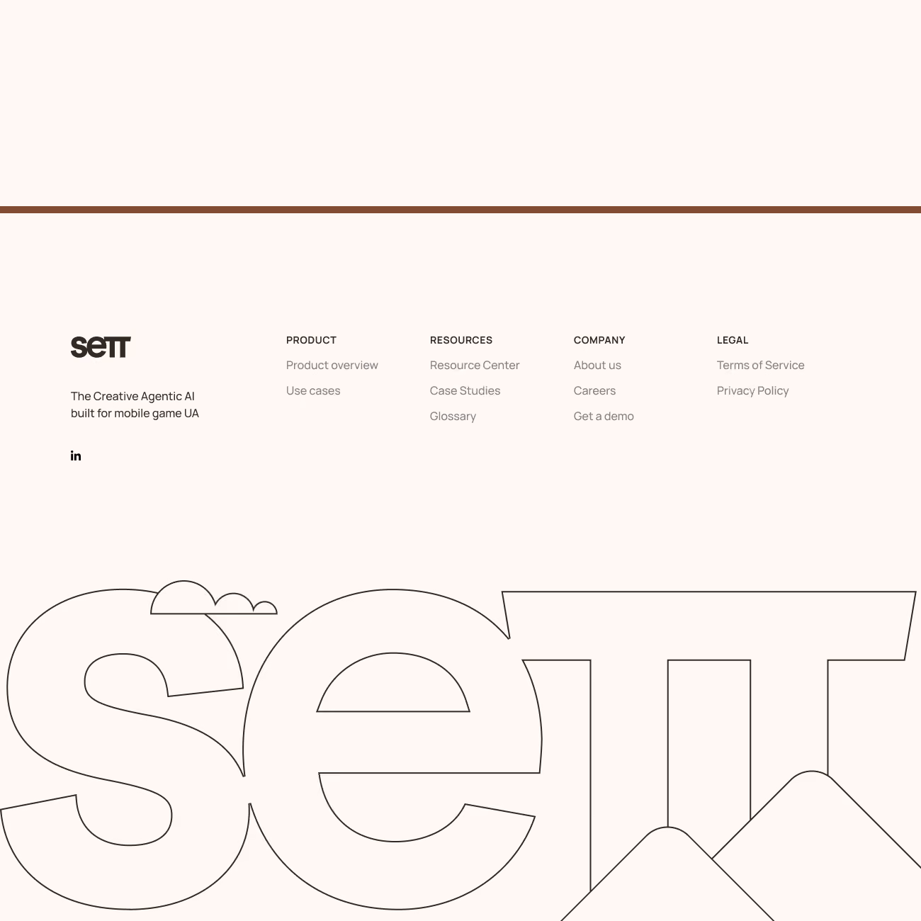 Text listing brand attributes: Effortless, Transformative, Essential on a purple background.