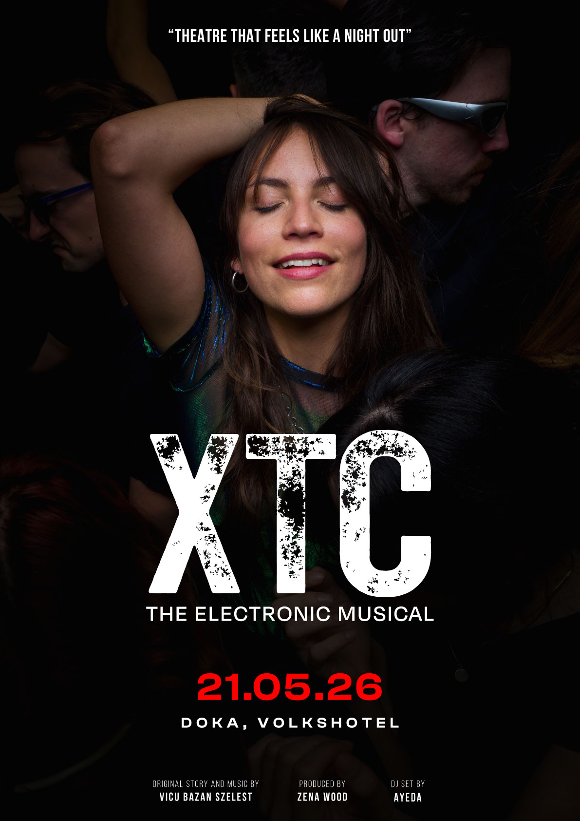 music producer adjusting sound levels on a console