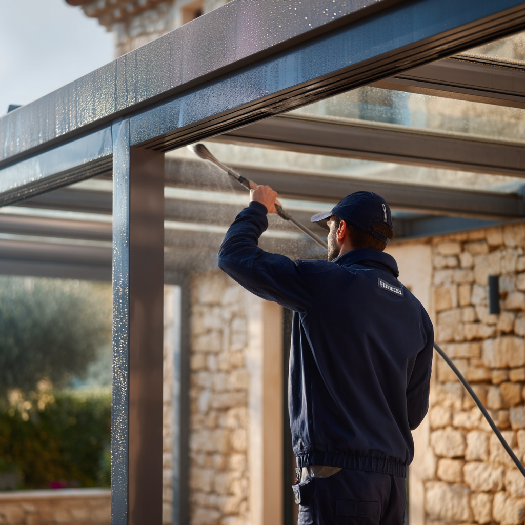 Nettoyage de pergolas