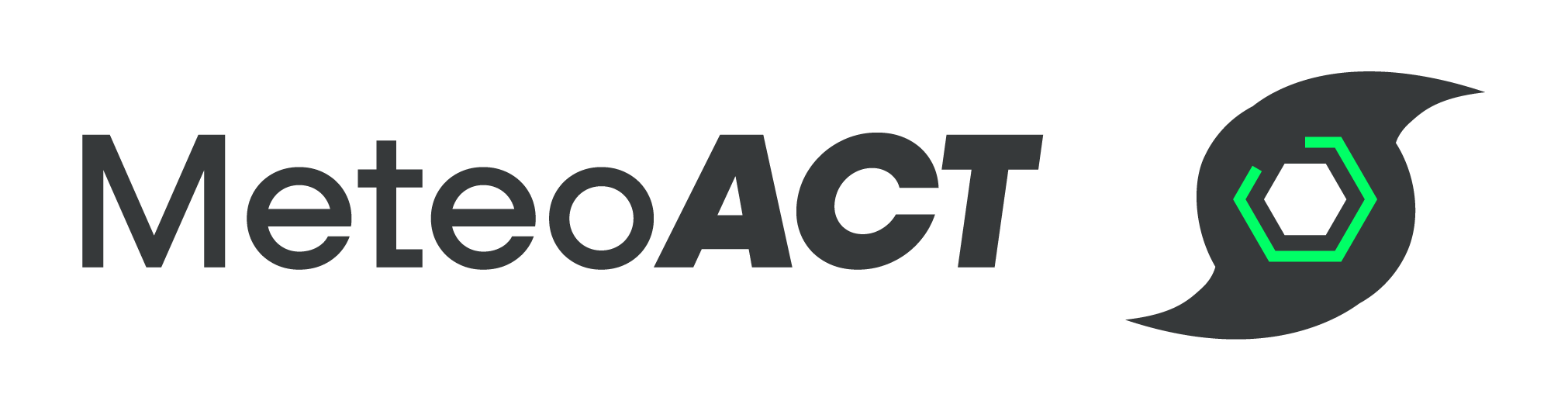 MeteoACT logo with text next to the main icon