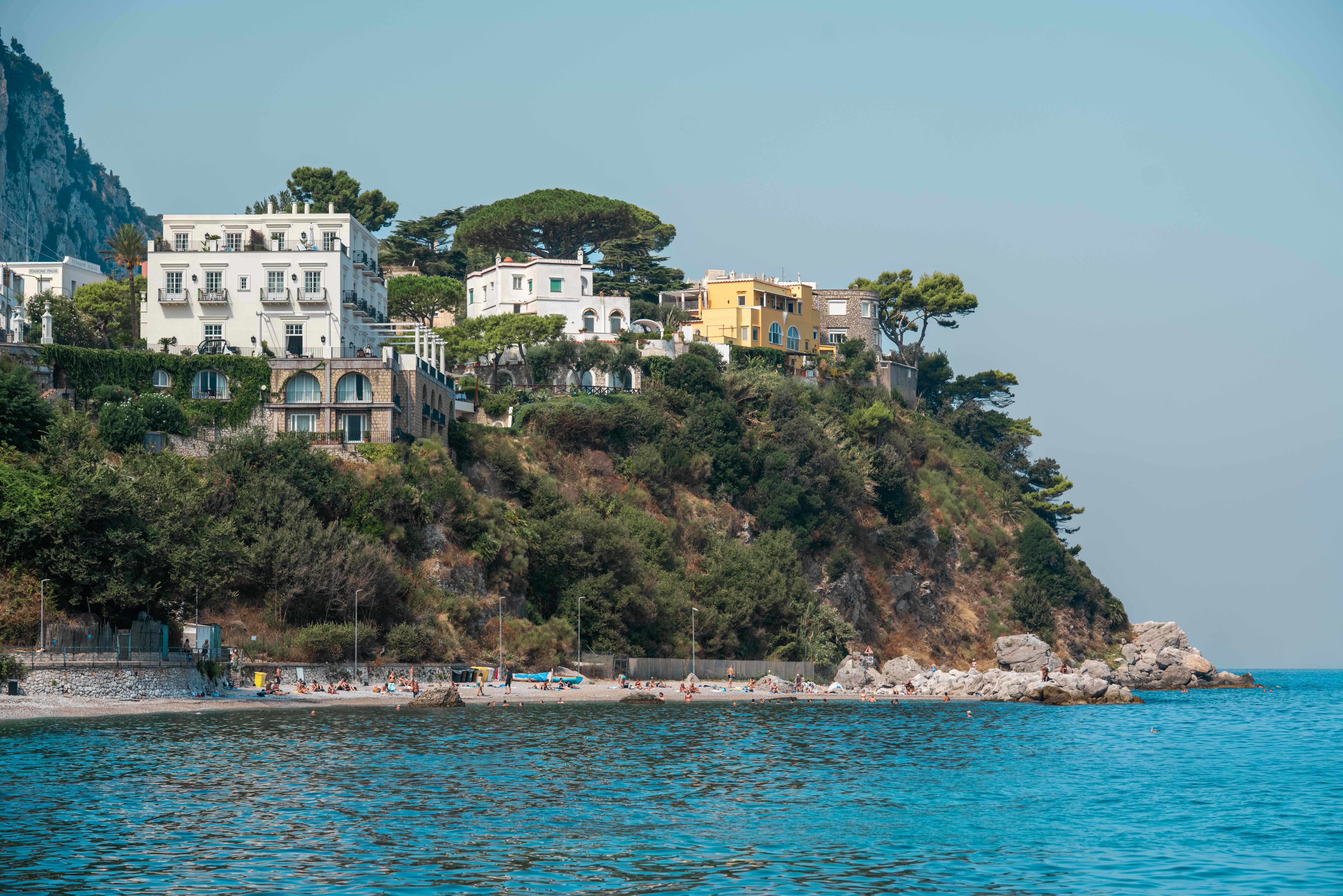 capitanini photos, capri boat