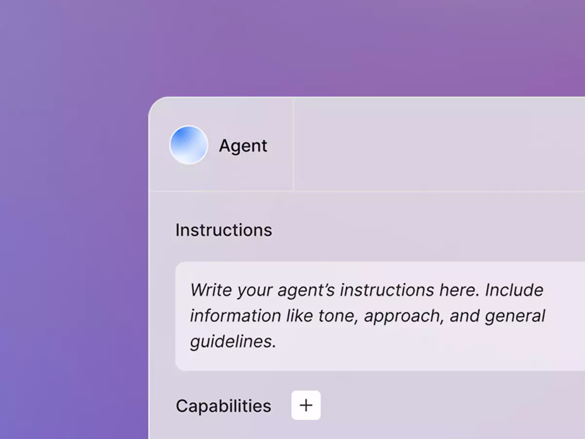 Define your agent’s objectives, such as tracking IT issues, managing customer feedback, or escalating high-priority cases.