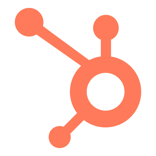 Orange Hubspot logo.