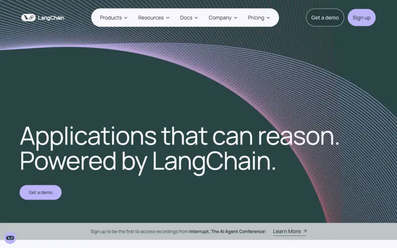 langchain homepage