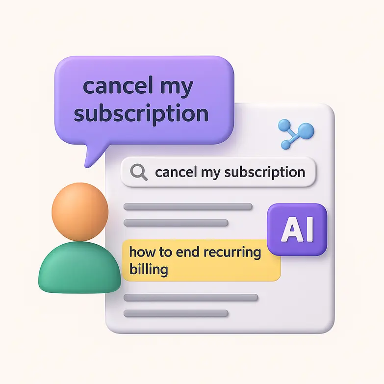 Chatbot using intent aware document search