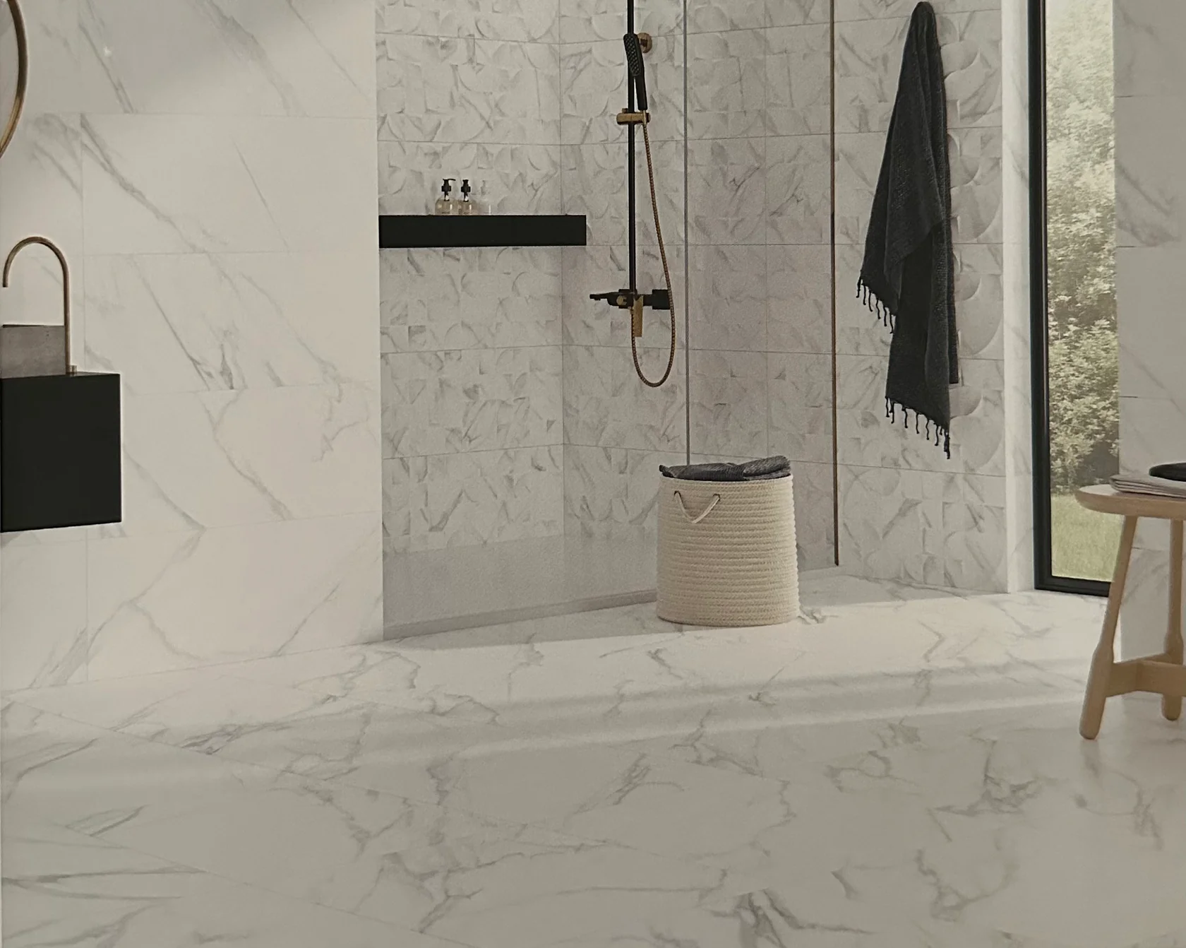 Marmerlook Aston White Matt BT82 (60x60)