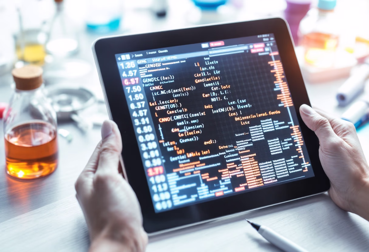 image of biotech research process for ai biotech company