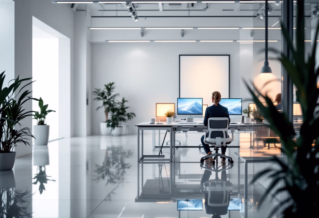 [background image] image of professional workspace setting (for a hr tech)