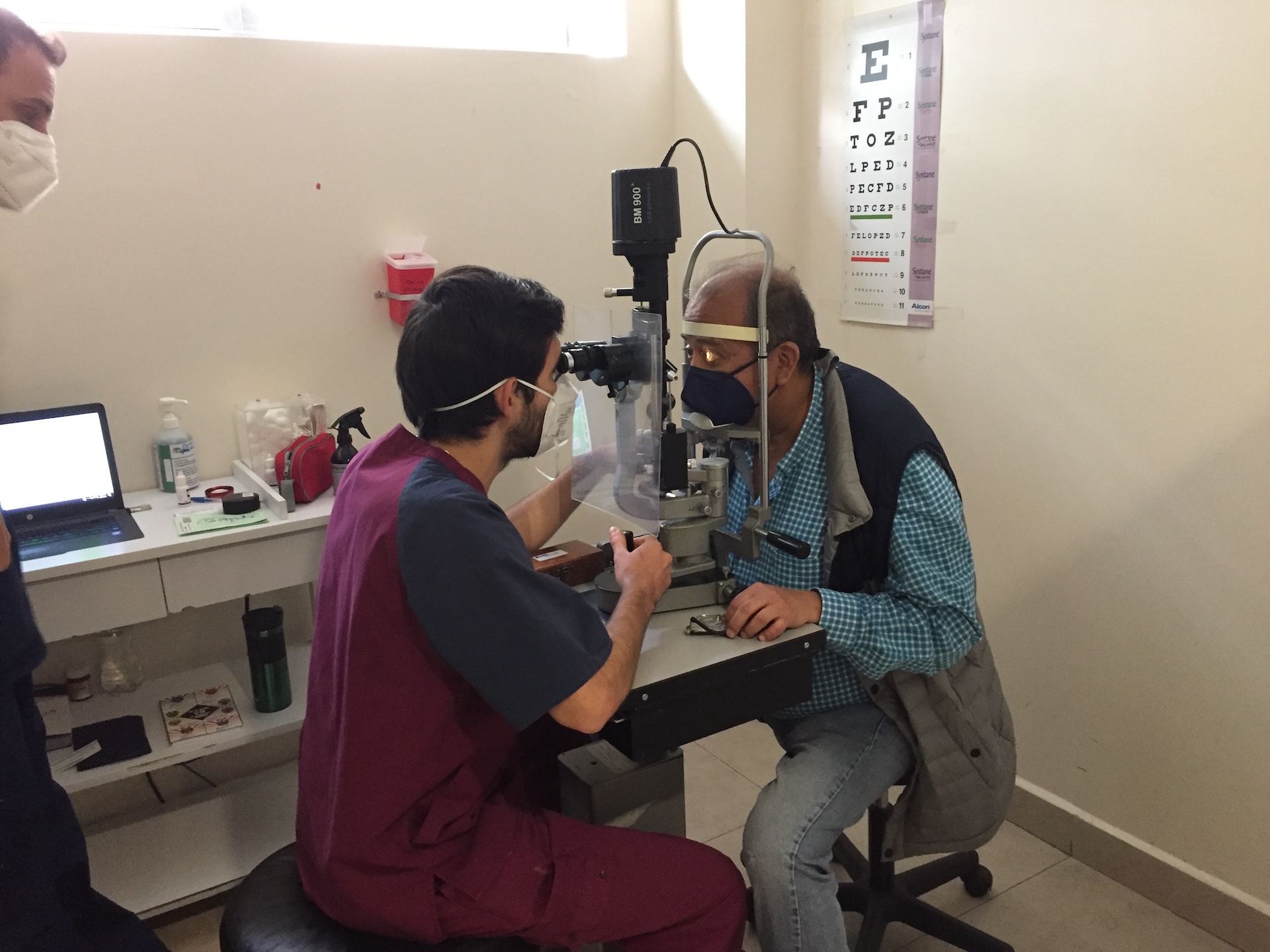 Young woman wearing glasses smiles