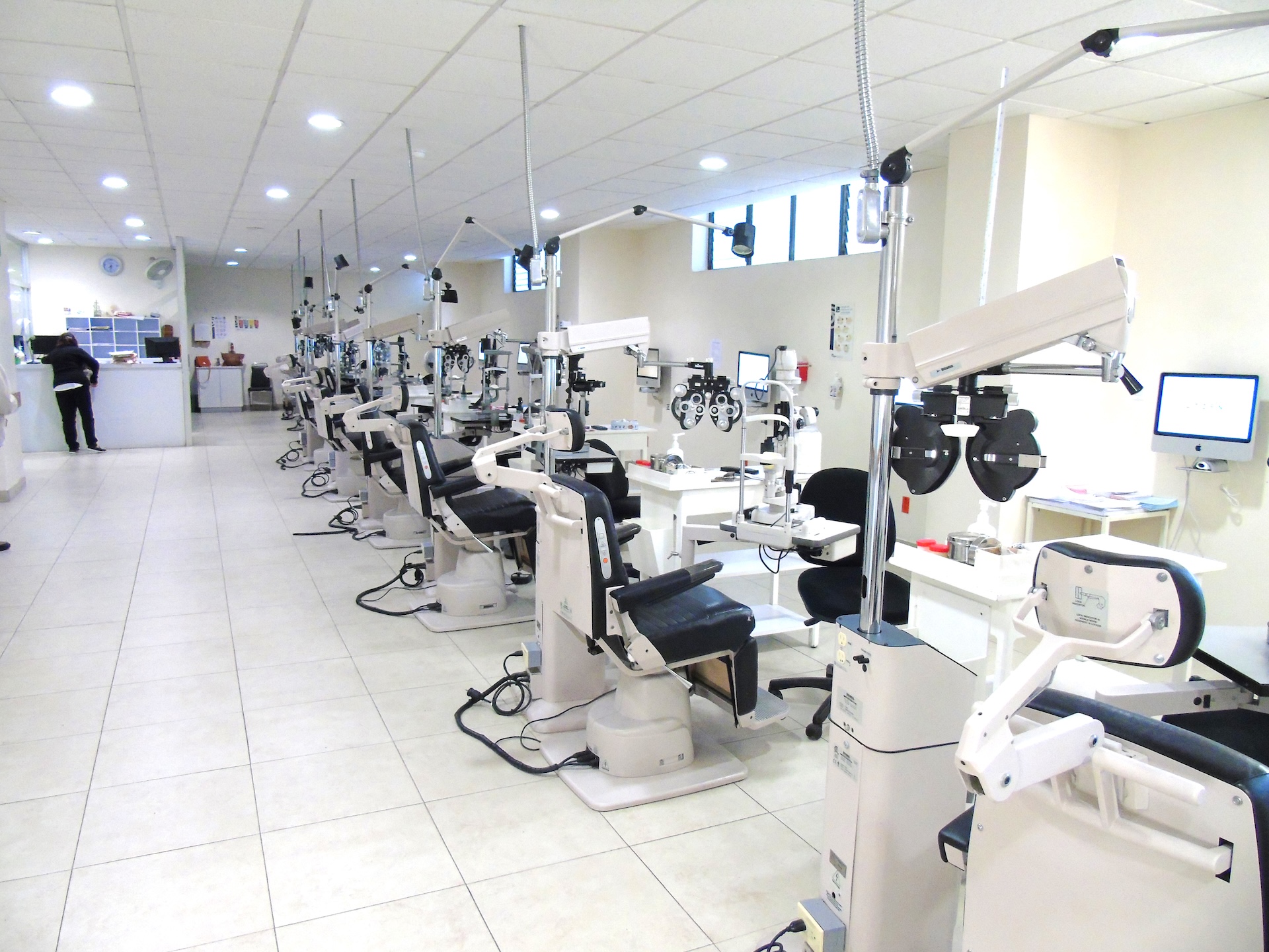 Young woman wearing glasses smiles