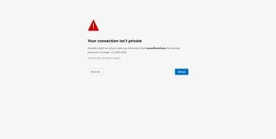 „Microsoft Edge“ klaidos pranešimas
