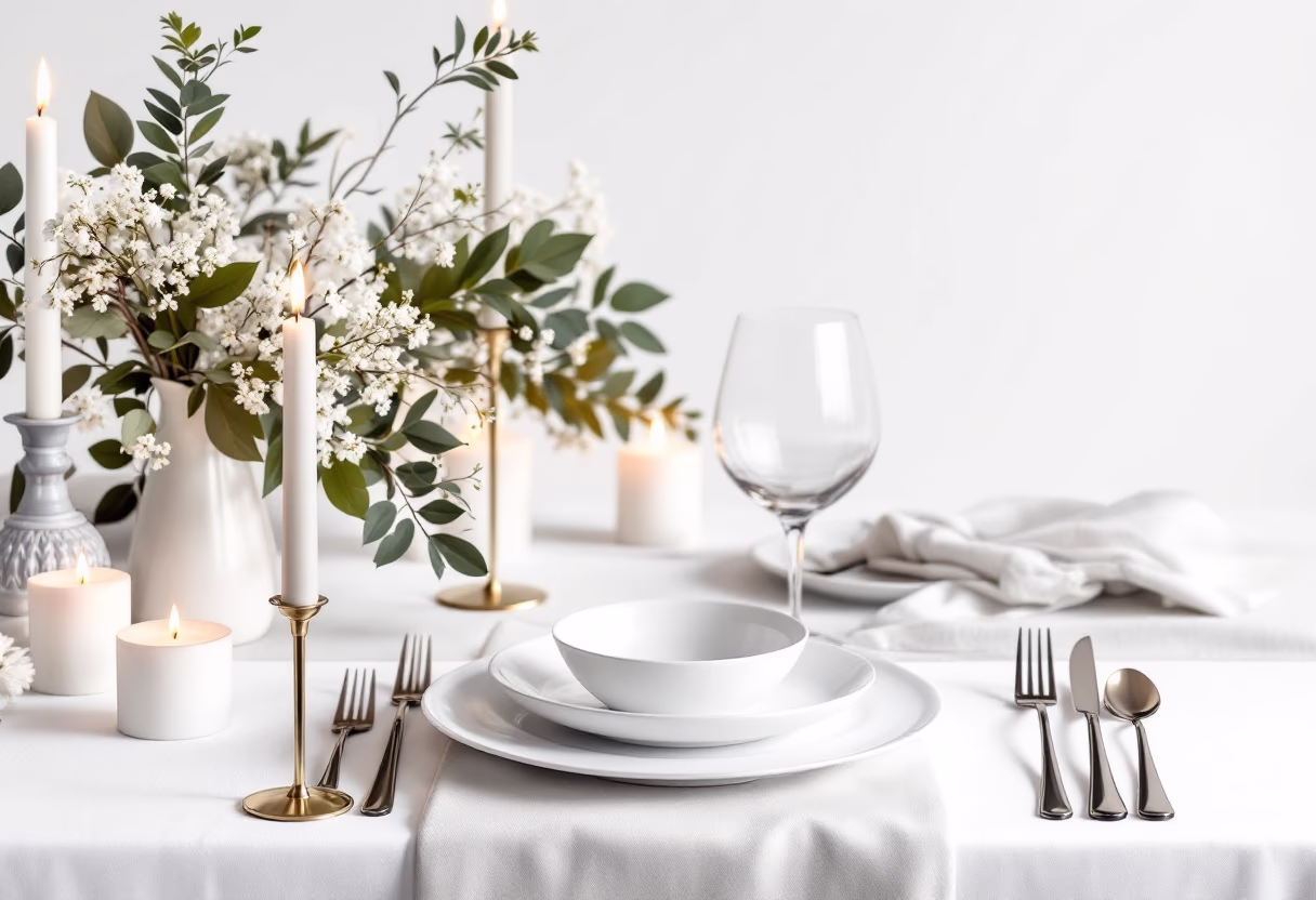 [background image] image of festive dining tables (for an italian restaurant)