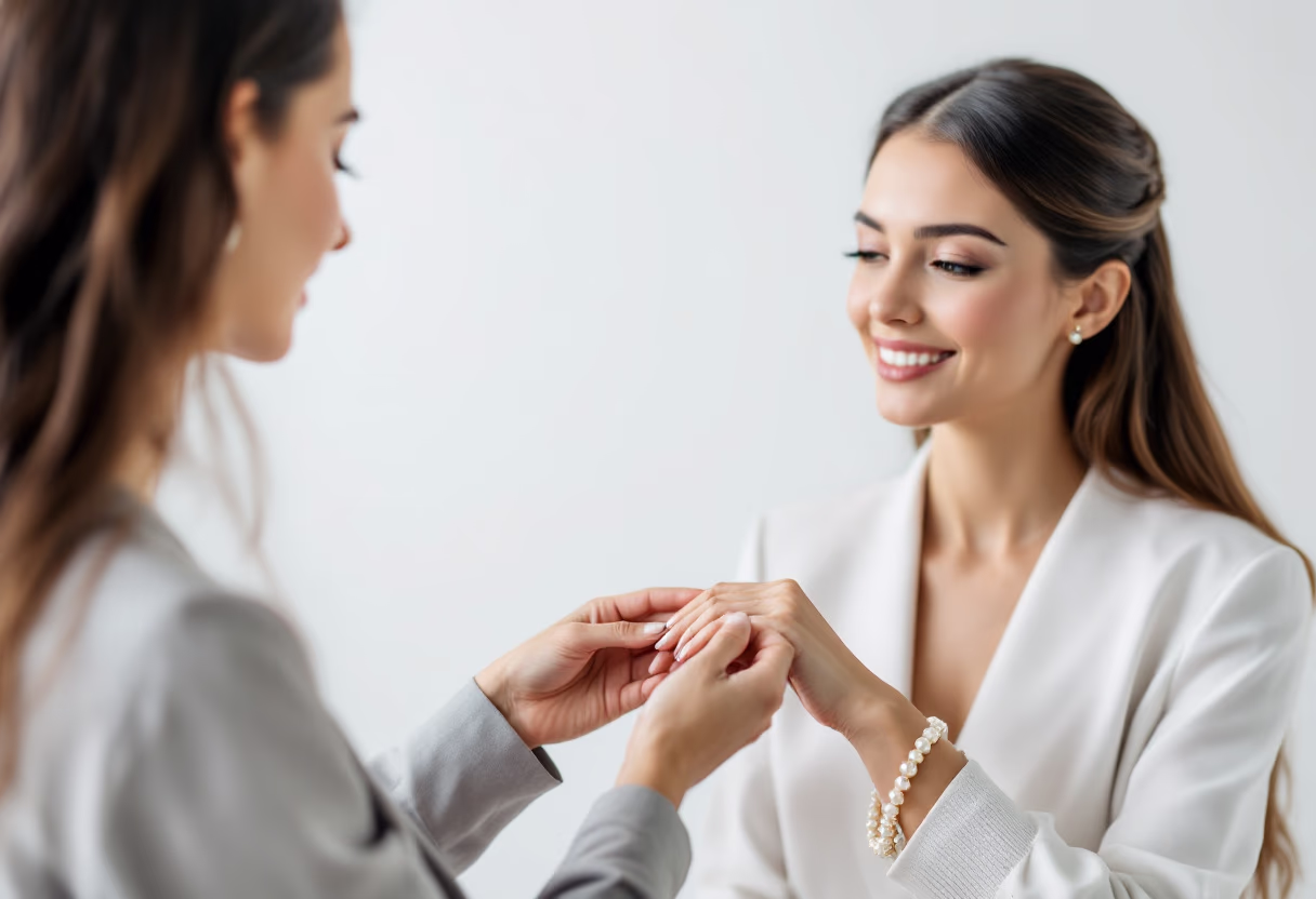 image of client consultation (for a jewelry store)