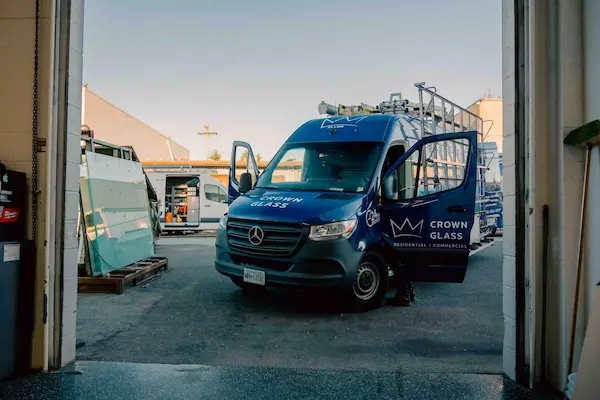 Crown auto glass mobile services vans rolling out