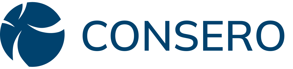 Consero logo, CRSS client.