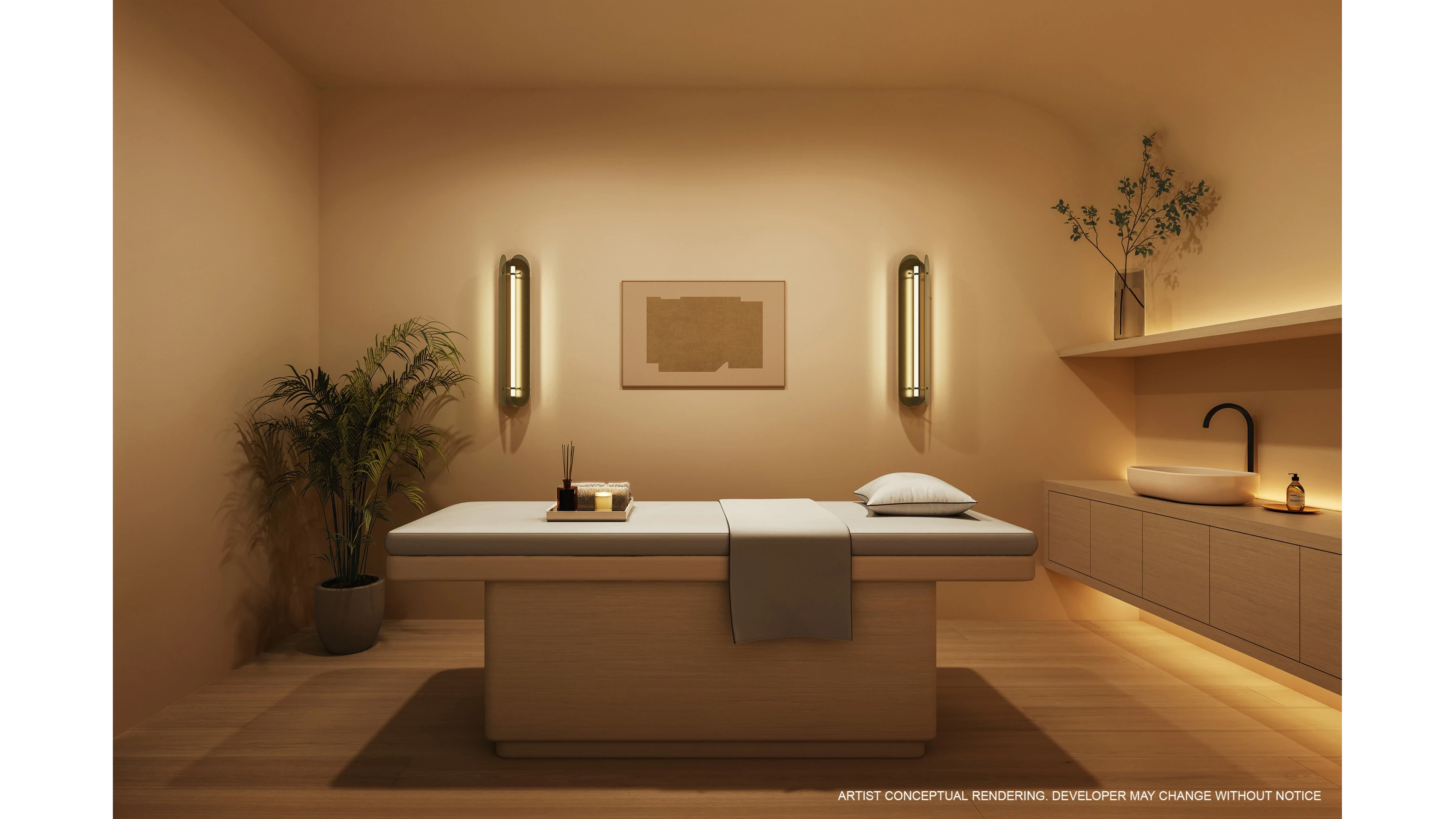 Serene meditation or massage suite – JEM Downtown