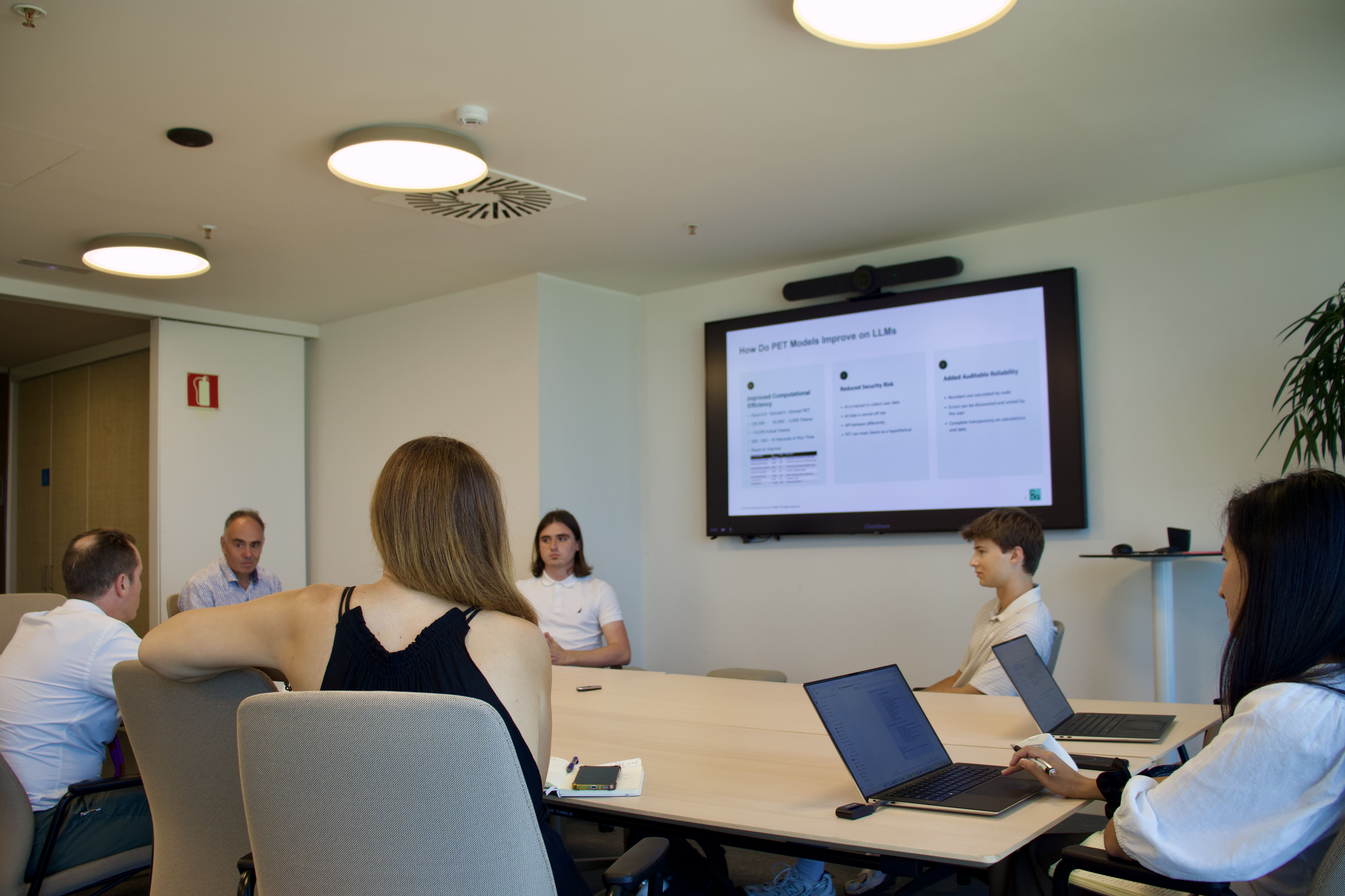 Participants attending the Cloud Doing Good workshop at Norrsken House Barcelona