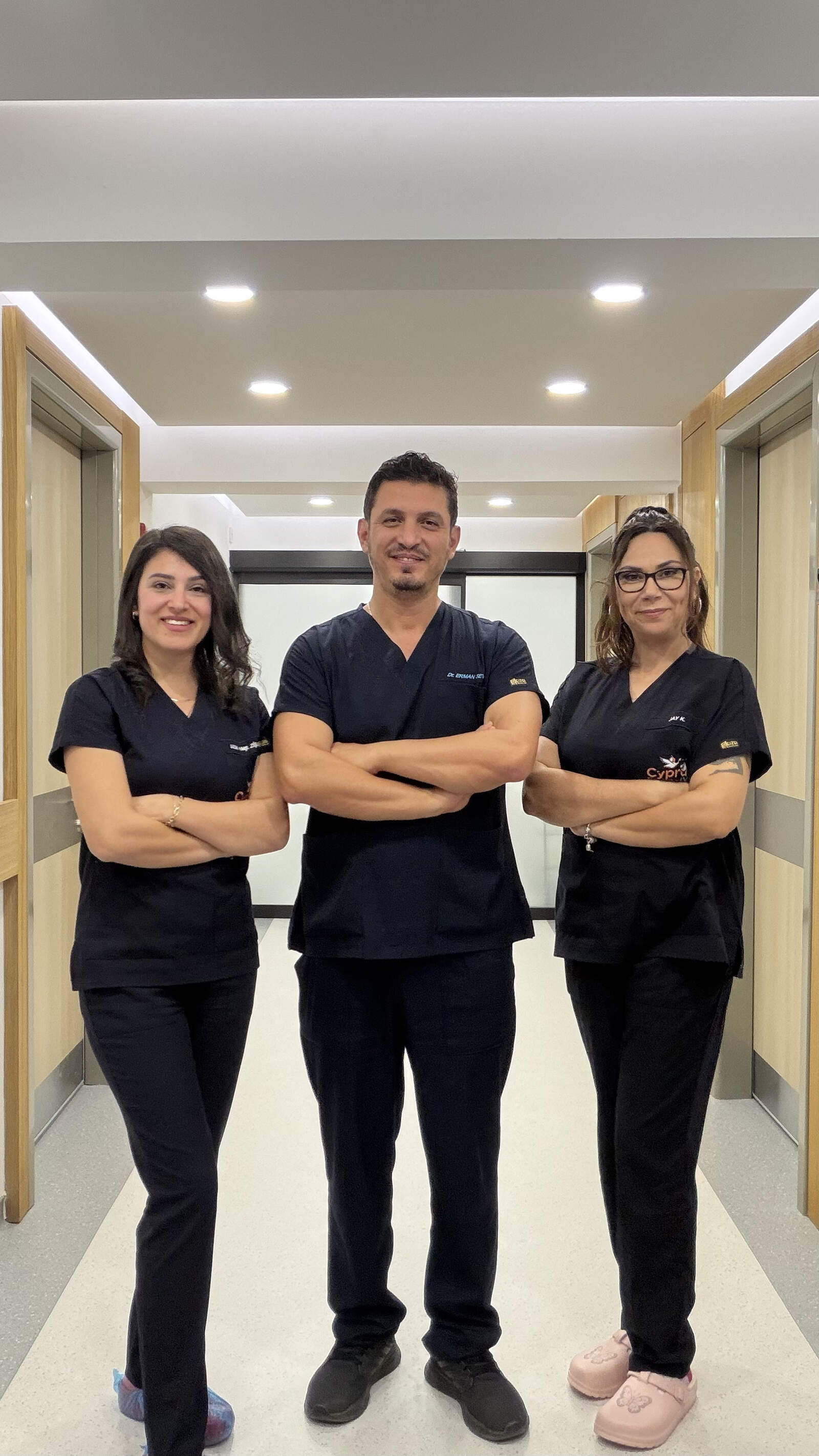 Dr. Sever with patient coordinators