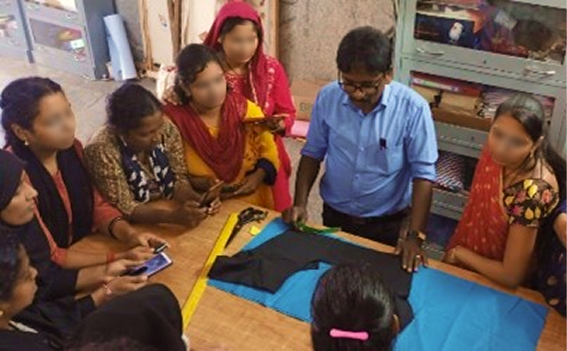 image of brainstorming session (for a productivity tools business)