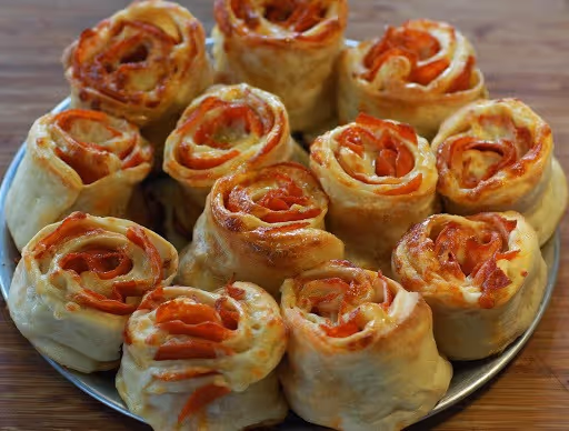 pepperoni and cheese rolls