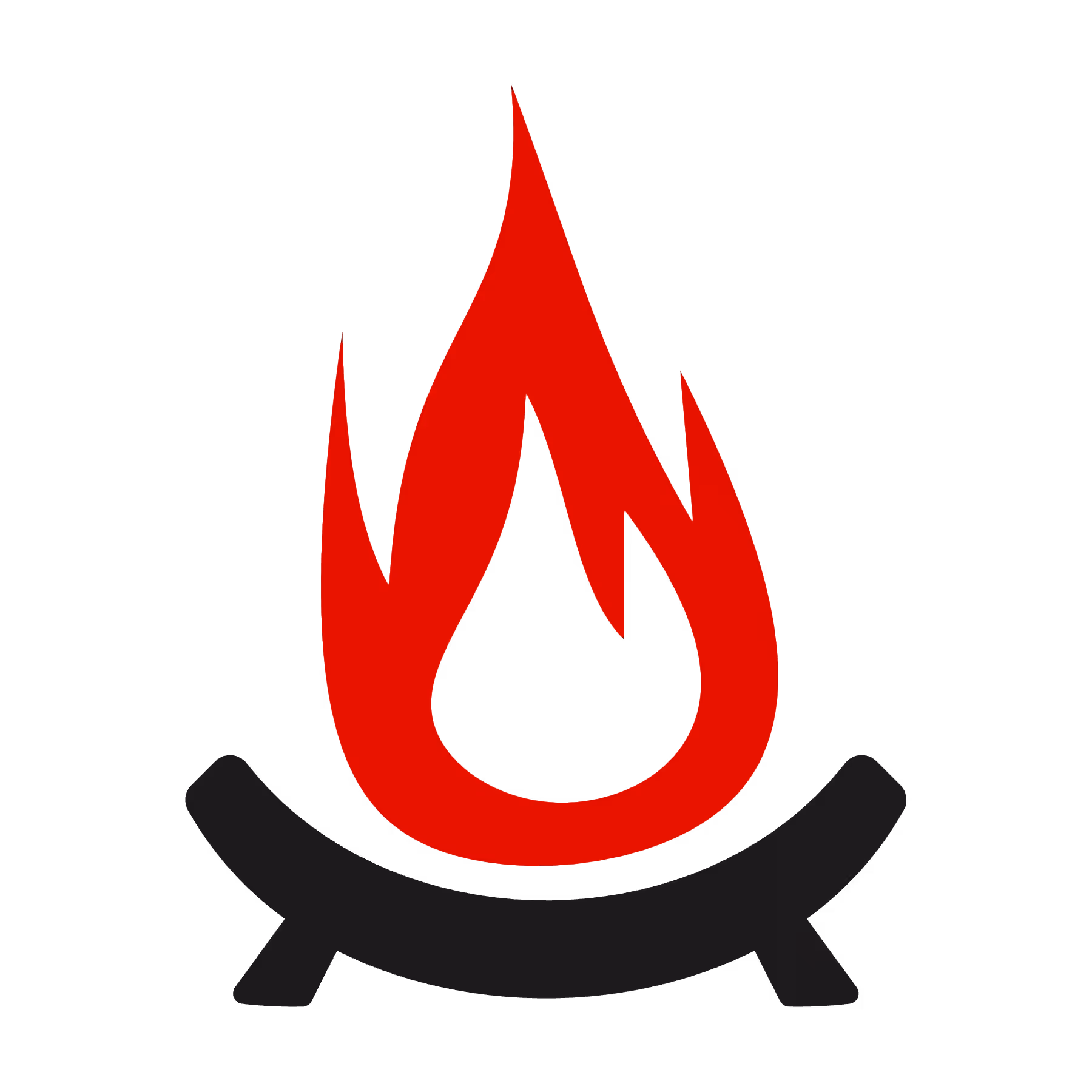 Simple Fire and Forge Logo