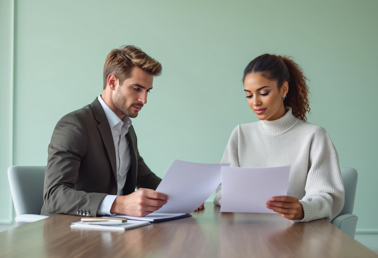 image of direct conversation between client and agent