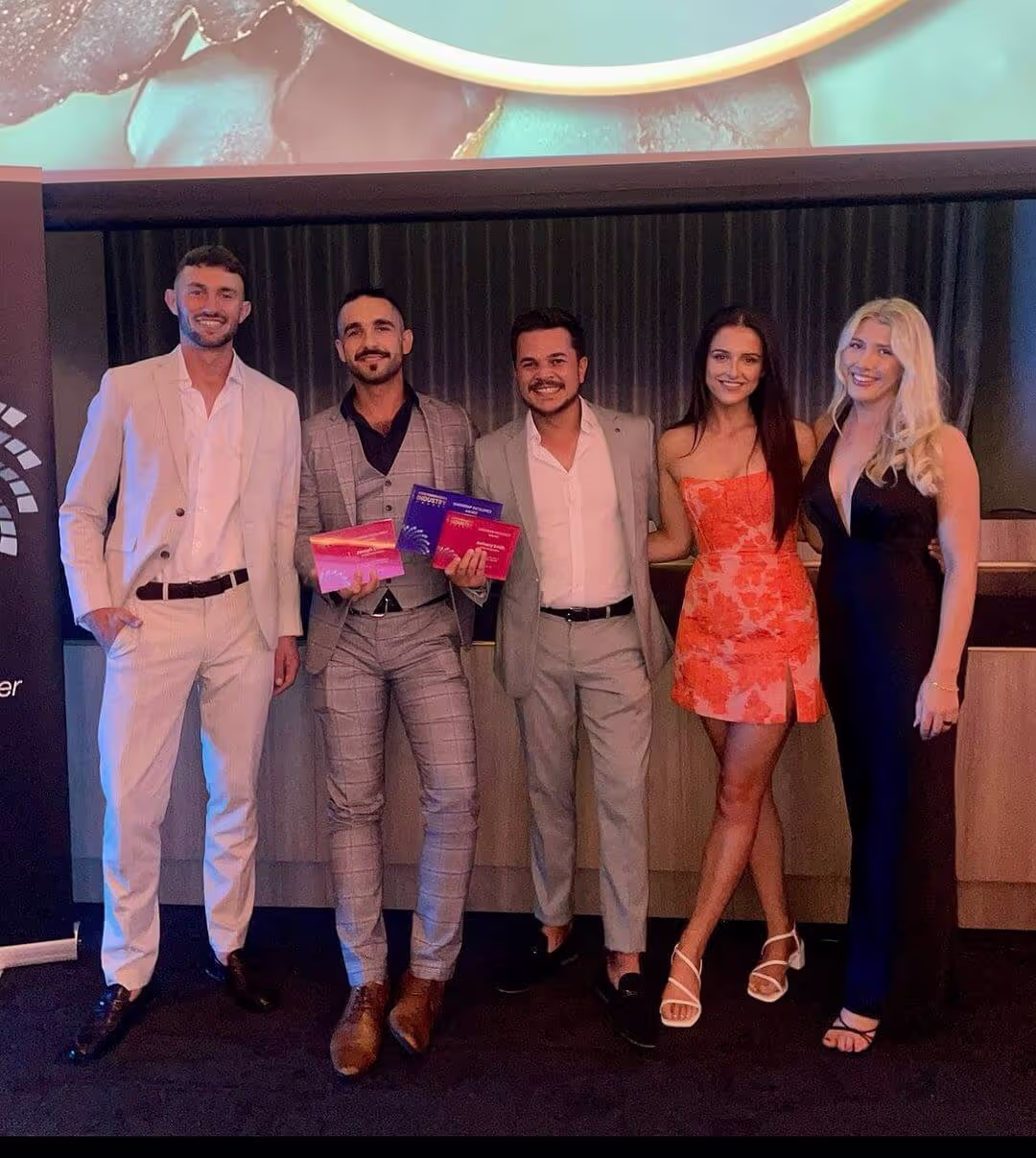 The Brisbane crew at FIN awards