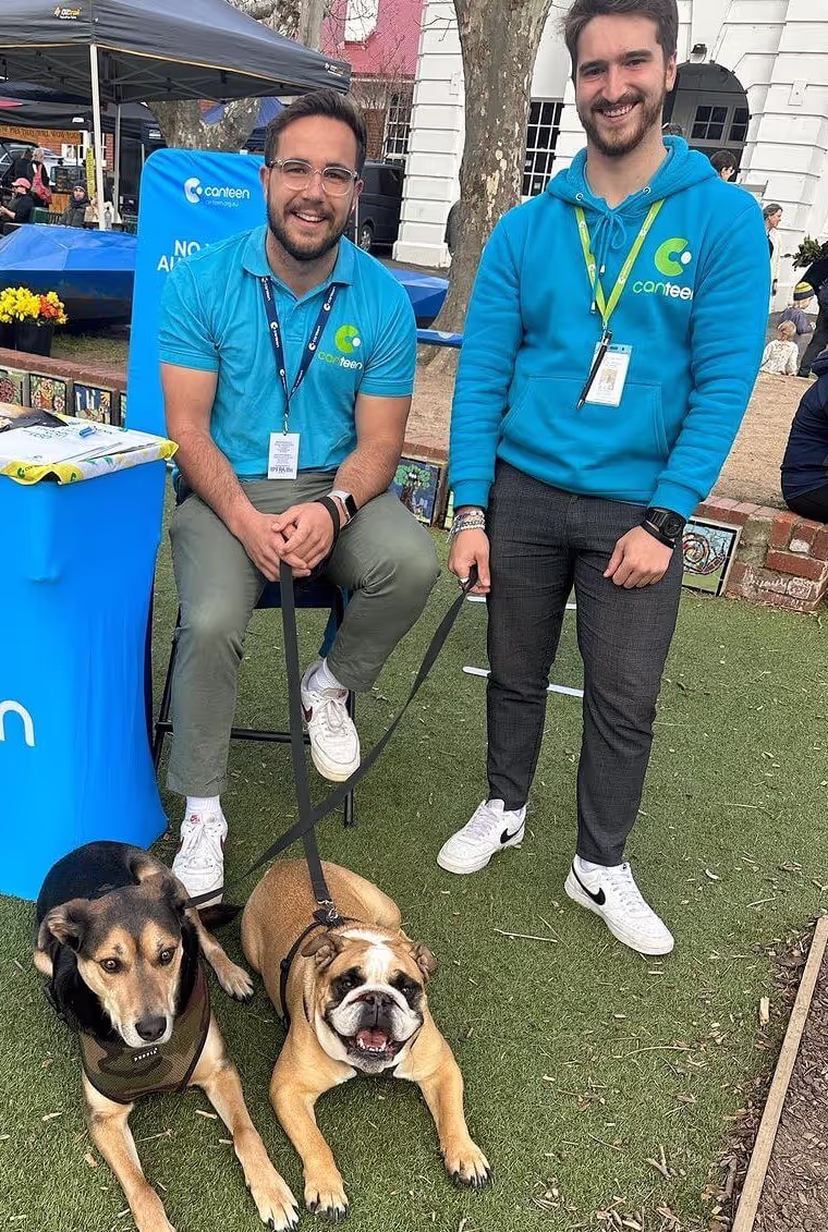Tom & Kaleb fundraising